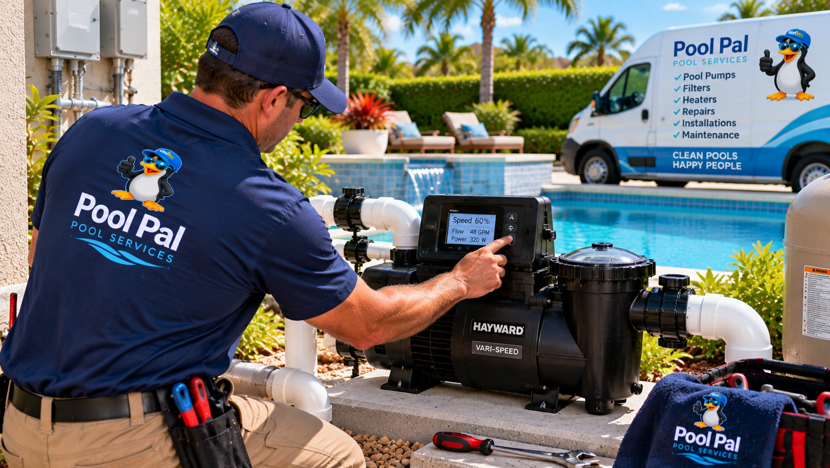 Pool automation system and smart pool equipment controls