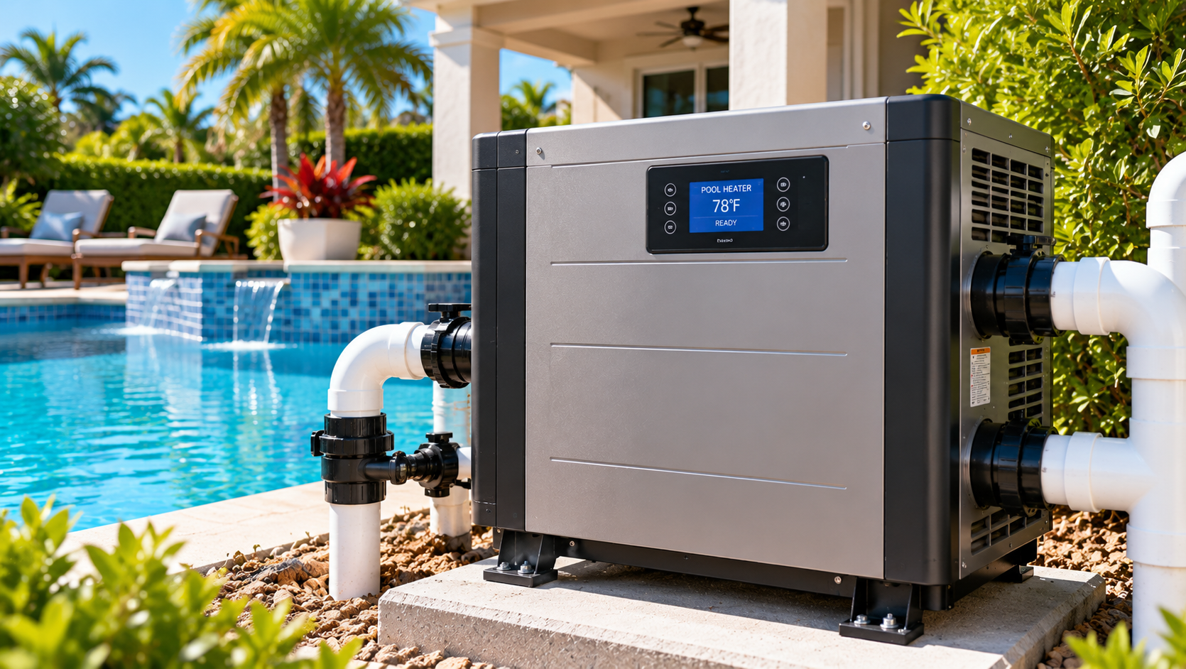 Pool heater replacement and installation service in Clearwater Tampa and Tampa Bay